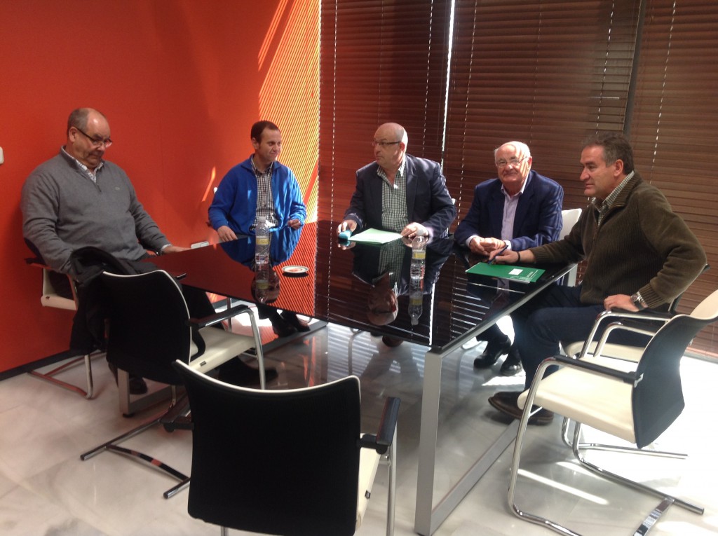 Reunión entre los responsables de ASAJA-Jaén y ASAJA-Joven con Sebastián Quirós