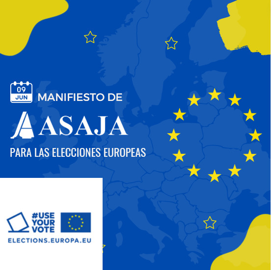 Manifiesto de Asaja para las elecciones europeas del 9 de junio
